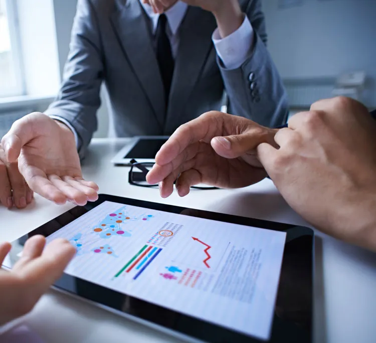 Financial reports and planning on a desk